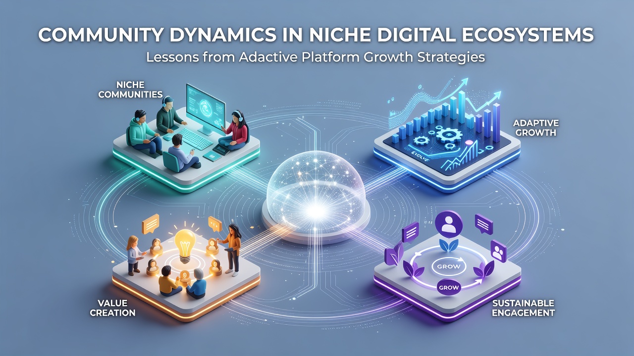 Community Dynamics in Niche Digital Ecosystems: Lessons from Adaptive Platform Growth Strategies